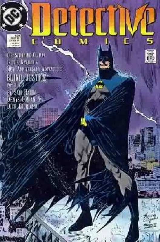 Cover of Detective Comics #600. One of 250,000 Vintage American Comics on sale from Krypton!