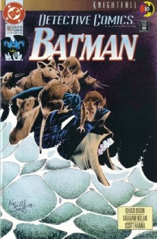 Cover of Detective Comics #663. One of 250,000 Vintage American Comics on sale from Krypton!