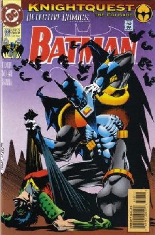 Cover of Detective Comics #668. One of 250,000 Vintage American Comics on sale from Krypton!