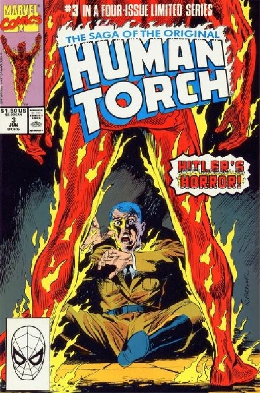 Cover of Human Torch (1990 Ltd) The Saga of the Original #3. One of 250,000 Vintage American Comics on sale from Krypton!