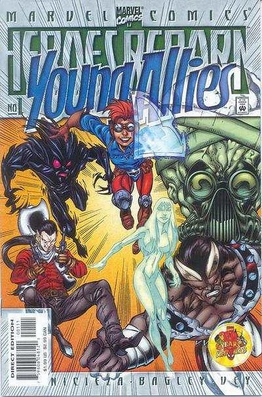 Cover of Heroes Reborn: Young Allies (1999 One Shot) #1. One of 250,000 Vintage American Comics on sale from Krypton!