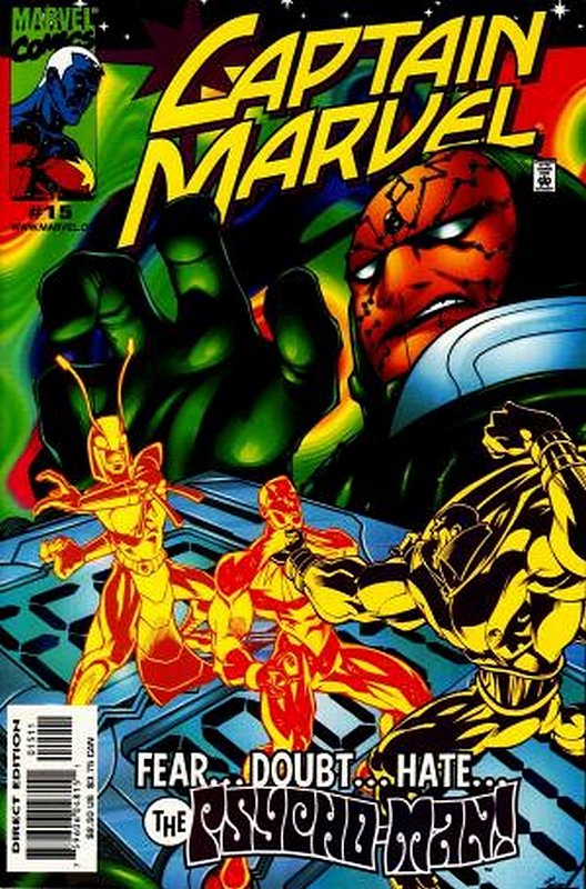 Cover of Captain Marvel (Vol 3) #15. One of 250,000 Vintage American Comics on sale from Krypton!