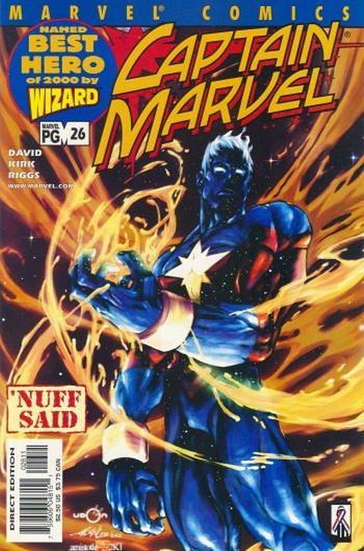 Cover of Captain Marvel (Vol 3) #26. One of 250,000 Vintage American Comics on sale from Krypton!