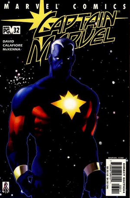 Cover of Captain Marvel (Vol 3) #32. One of 250,000 Vintage American Comics on sale from Krypton!