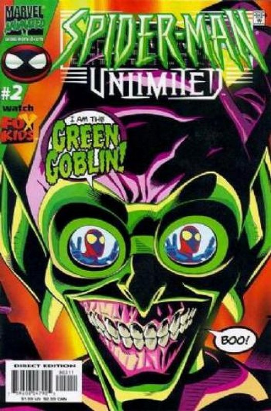 Cover of Spider-Man Unlimited (Vol 2) #2. One of 250,000 Vintage American Comics on sale from Krypton!