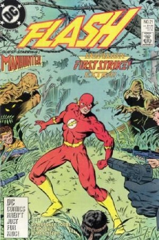 Cover of Flash (Vol 2) #21. One of 250,000 Vintage American Comics on sale from Krypton!