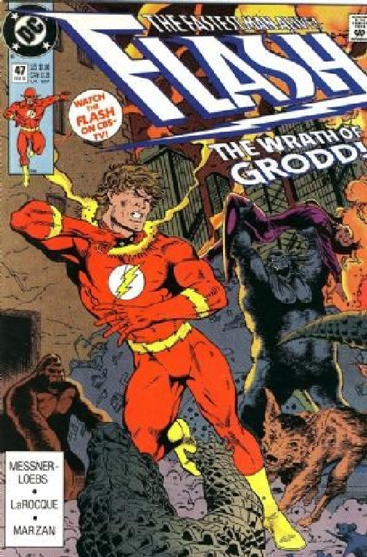 Cover of Flash (Vol 2) #47. One of 250,000 Vintage American Comics on sale from Krypton!