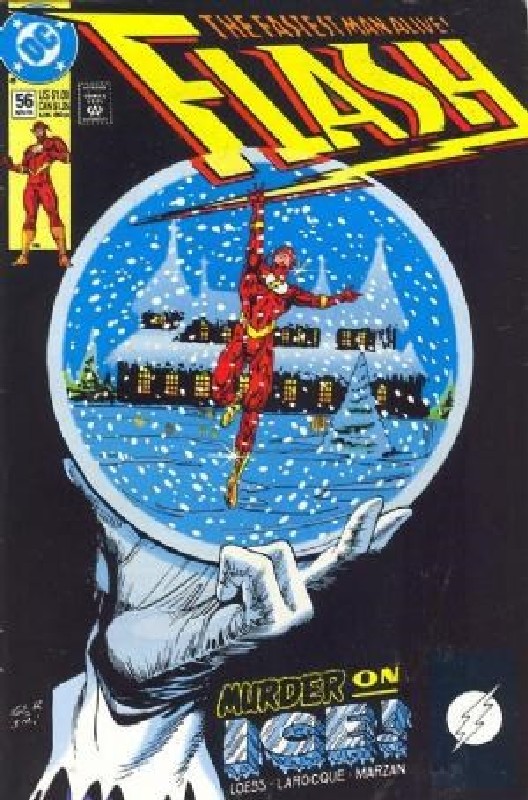 Cover of Flash (Vol 2) #56. One of 250,000 Vintage American Comics on sale from Krypton!