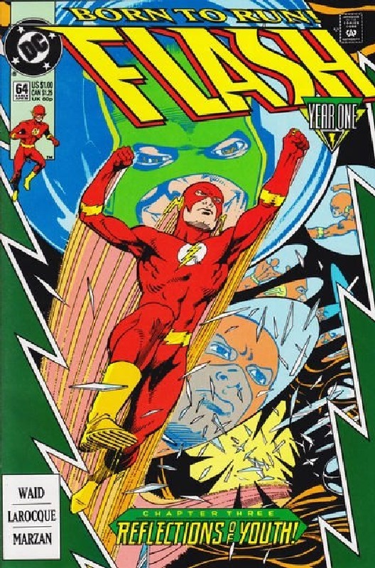 Cover of Flash (Vol 2) #64. One of 250,000 Vintage American Comics on sale from Krypton!