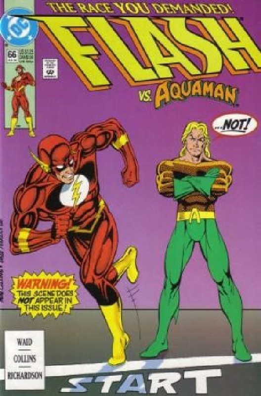 Cover of Flash (Vol 2) #66. One of 250,000 Vintage American Comics on sale from Krypton!