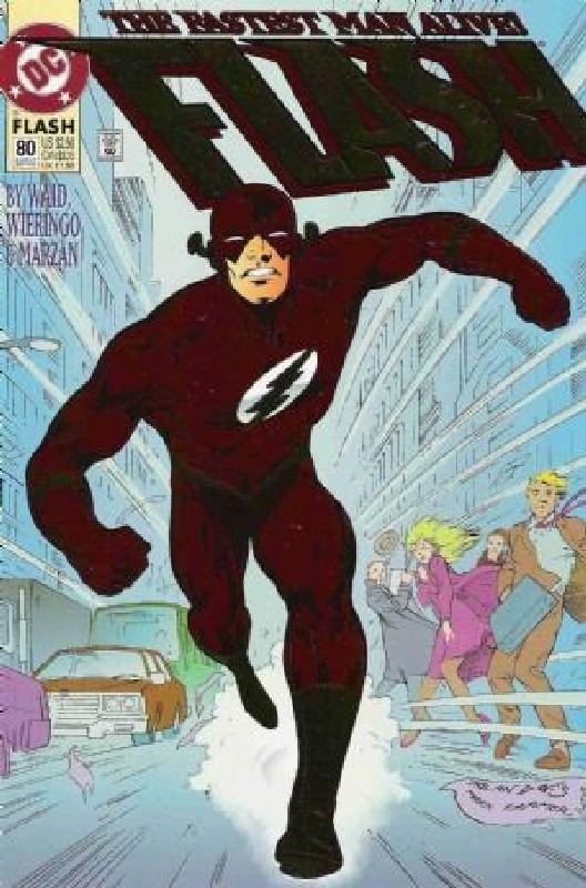 Cover of Flash (Vol 2) #80. One of 250,000 Vintage American Comics on sale from Krypton!