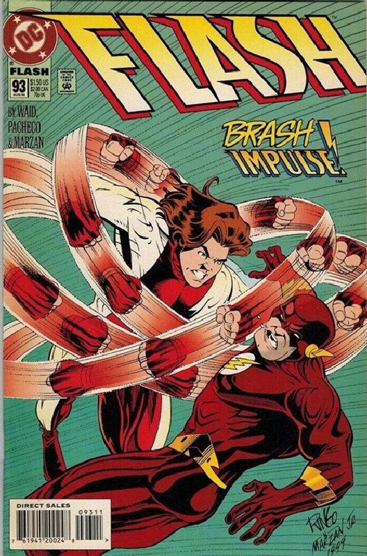 Cover of Flash (Vol 2) #93. One of 250,000 Vintage American Comics on sale from Krypton!