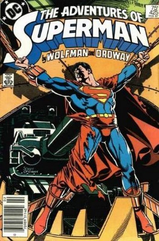 Cover of Adventures of Superman (Vol 1) #425. One of 250,000 Vintage American Comics on sale from Krypton!