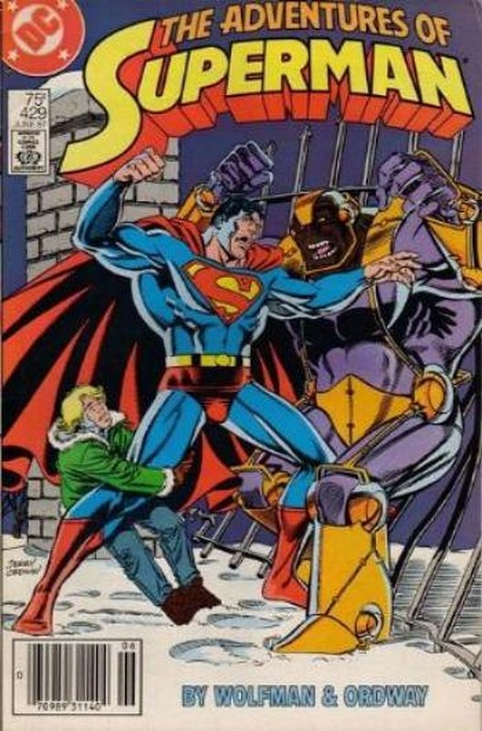 Cover of Adventures of Superman (Vol 1) #429. One of 250,000 Vintage American Comics on sale from Krypton!