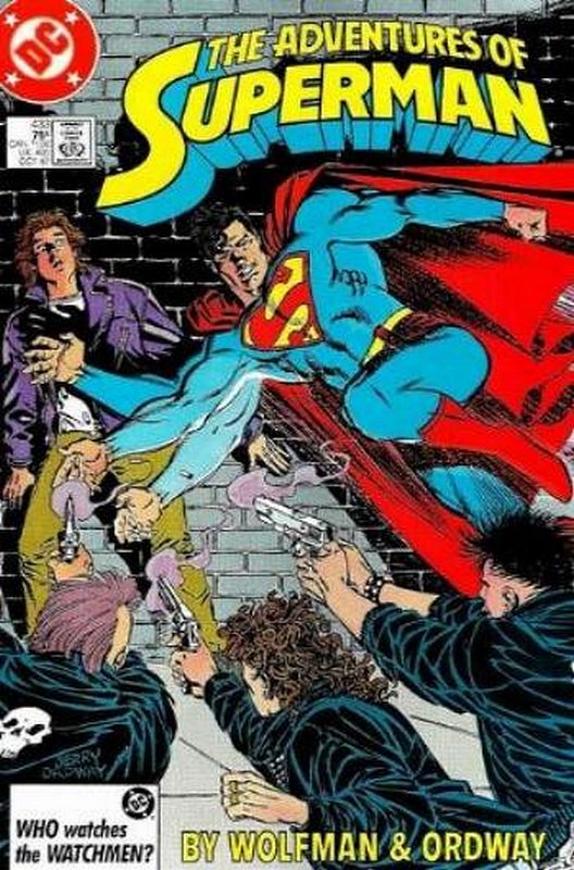 Cover of Adventures of Superman (Vol 1) #433. One of 250,000 Vintage American Comics on sale from Krypton!