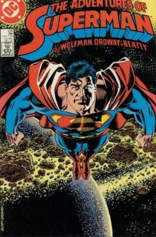 Cover of Adventures of Superman (Vol 1) #435. One of 250,000 Vintage American Comics on sale from Krypton!
