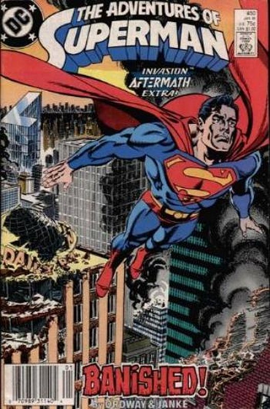 Cover of Adventures of Superman (Vol 1) #450. One of 250,000 Vintage American Comics on sale from Krypton!