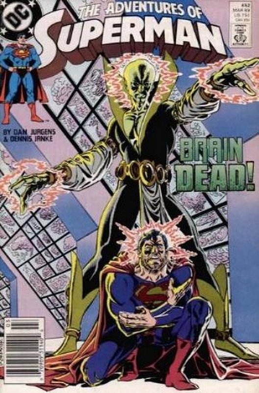 Cover of Adventures of Superman (Vol 1) #452. One of 250,000 Vintage American Comics on sale from Krypton!