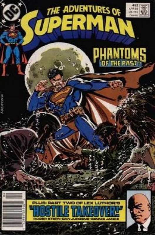 Cover of Adventures of Superman (Vol 1) #453. One of 250,000 Vintage American Comics on sale from Krypton!