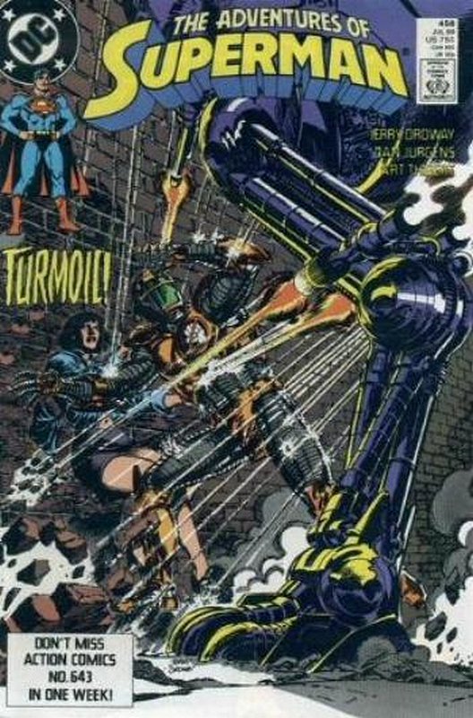 Cover of Adventures of Superman (Vol 1) #456. One of 250,000 Vintage American Comics on sale from Krypton!