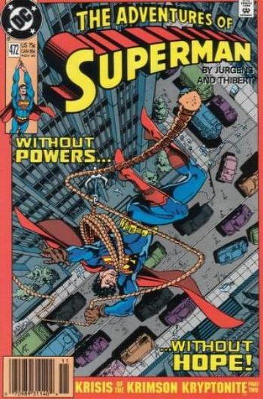 Cover of Adventures of Superman (Vol 1) #472. One of 250,000 Vintage American Comics on sale from Krypton!