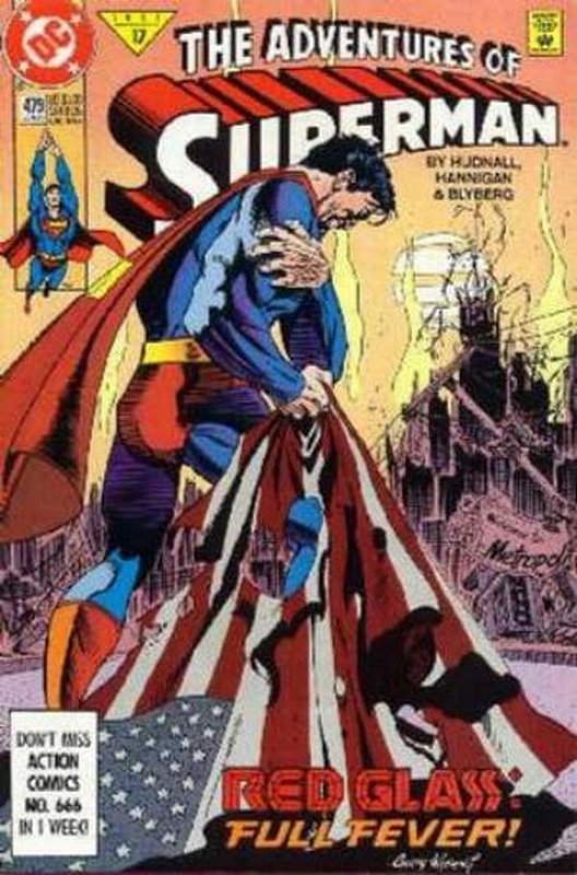 Cover of Adventures of Superman (Vol 1) #479. One of 250,000 Vintage American Comics on sale from Krypton!