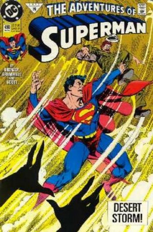 Cover of Adventures of Superman (Vol 1) #490. One of 250,000 Vintage American Comics on sale from Krypton!