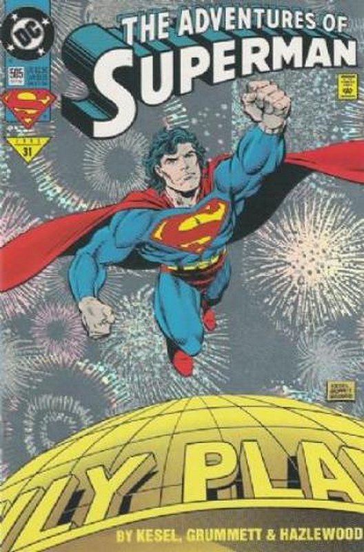 Cover of Adventures of Superman (Vol 1) #505. One of 250,000 Vintage American Comics on sale from Krypton!
