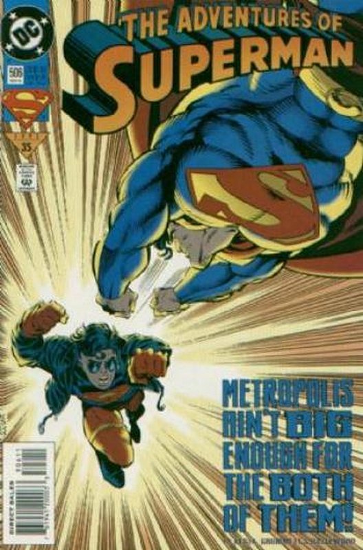 Cover of Adventures of Superman (Vol 1) #506. One of 250,000 Vintage American Comics on sale from Krypton!