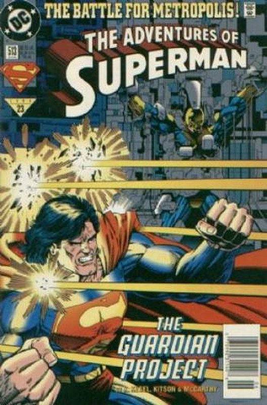 Cover of Adventures of Superman (Vol 1) #513. One of 250,000 Vintage American Comics on sale from Krypton!