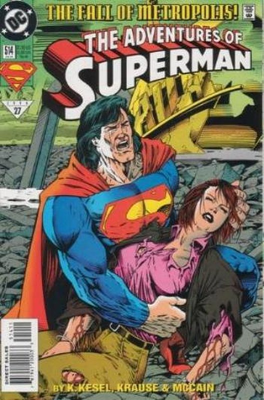 Cover of Adventures of Superman (Vol 1) #514. One of 250,000 Vintage American Comics on sale from Krypton!