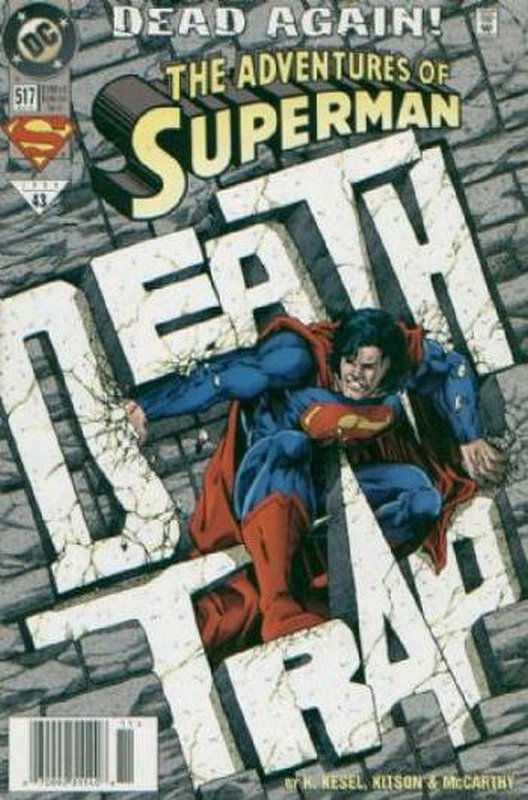 Cover of Adventures of Superman (Vol 1) #517. One of 250,000 Vintage American Comics on sale from Krypton!