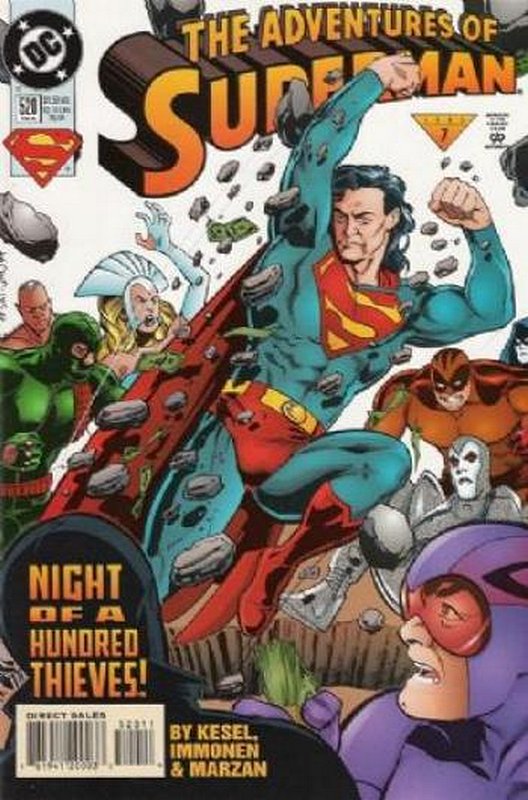 Cover of Adventures of Superman (Vol 1) #520. One of 250,000 Vintage American Comics on sale from Krypton!