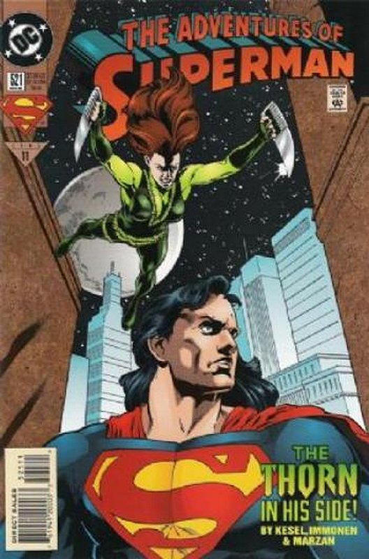 Cover of Adventures of Superman (Vol 1) #521. One of 250,000 Vintage American Comics on sale from Krypton!