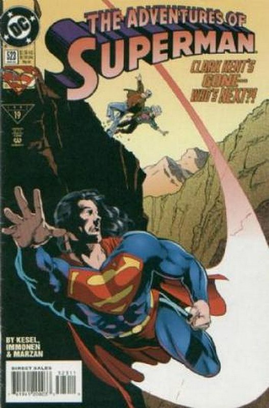 Cover of Adventures of Superman (Vol 1) #523. One of 250,000 Vintage American Comics on sale from Krypton!