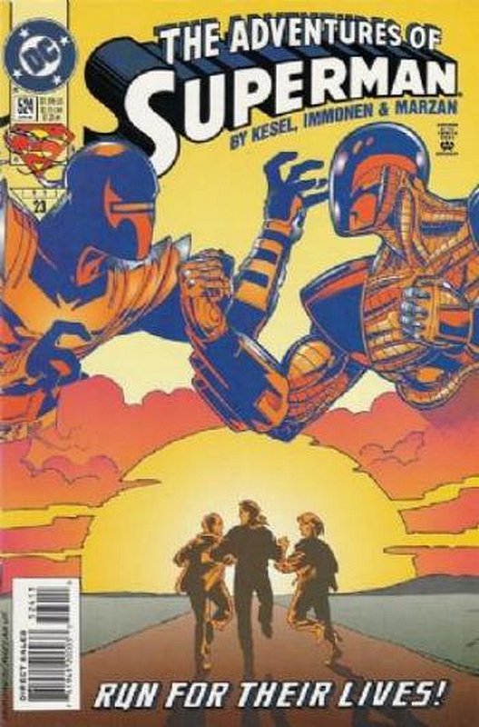 Cover of Adventures of Superman (Vol 1) #524. One of 250,000 Vintage American Comics on sale from Krypton!