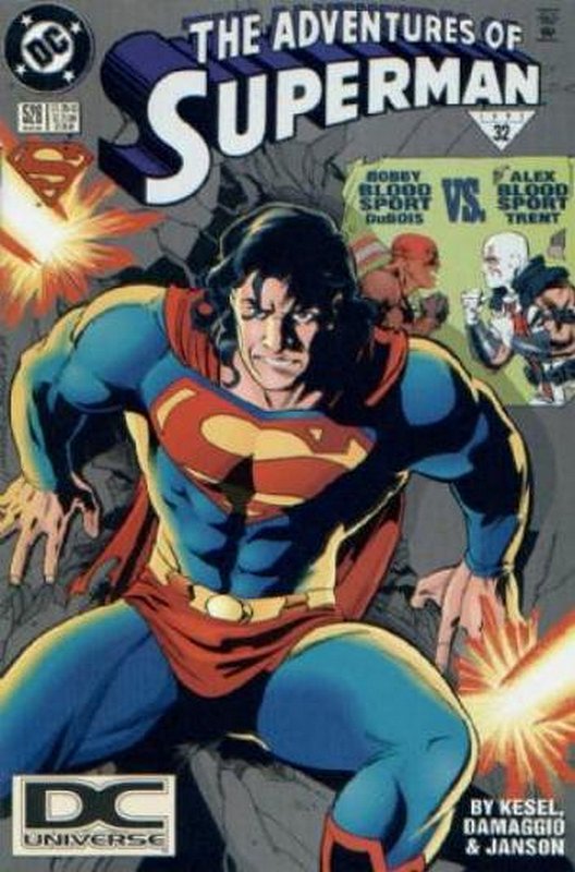 Cover of Adventures of Superman (Vol 1) #526. One of 250,000 Vintage American Comics on sale from Krypton!