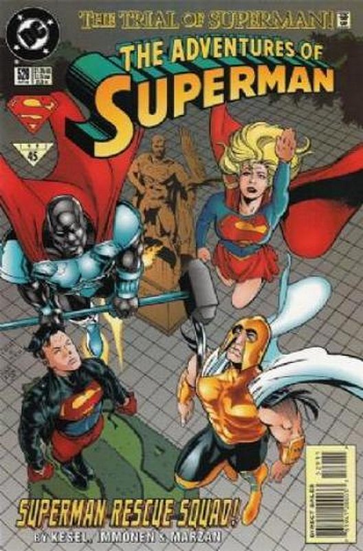 Cover of Adventures of Superman (Vol 1) #529. One of 250,000 Vintage American Comics on sale from Krypton!
