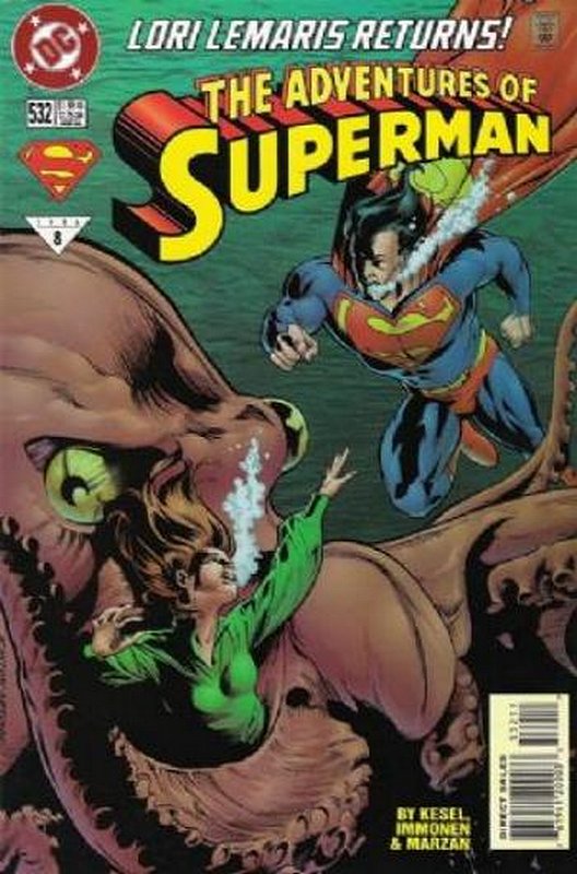 Cover of Adventures of Superman (Vol 1) #532. One of 250,000 Vintage American Comics on sale from Krypton!