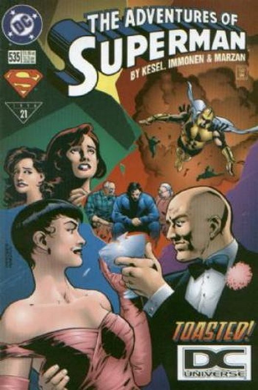 Cover of Adventures of Superman (Vol 1) #535. One of 250,000 Vintage American Comics on sale from Krypton!