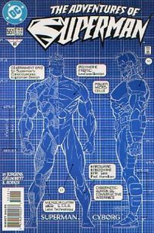Cover of Adventures of Superman (Vol 1) #551. One of 250,000 Vintage American Comics on sale from Krypton!