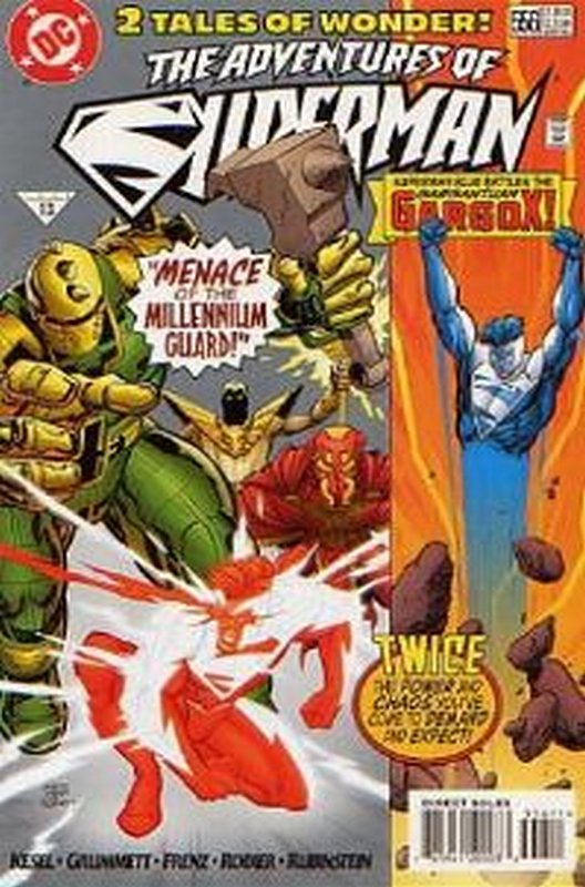 Cover of Adventures of Superman (Vol 1) #556. One of 250,000 Vintage American Comics on sale from Krypton!