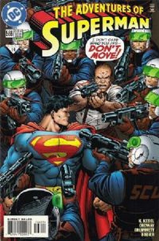 Cover of Adventures of Superman (Vol 1) #566. One of 250,000 Vintage American Comics on sale from Krypton!