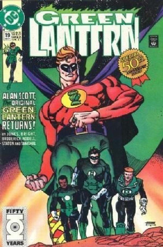 Alan Scott Returns<br> Cover of Green Lantern (Vol 3) #19. One of 250,000 Vintage American Comics on sale from Krypton!