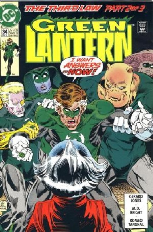 Cover of Green Lantern (Vol 3) #34. One of 250,000 Vintage American Comics on sale from Krypton!