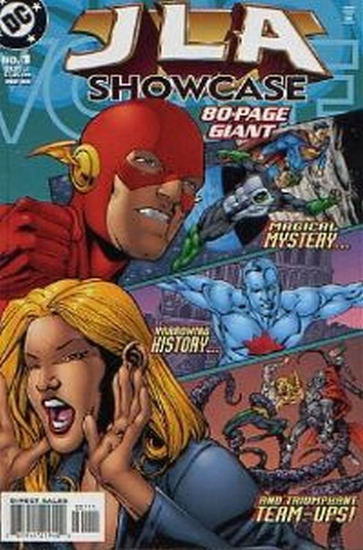 Cover of JLA Showcase 80 Page Giant (1999 One Shot) #1. One of 250,000 Vintage American Comics on sale from Krypton!