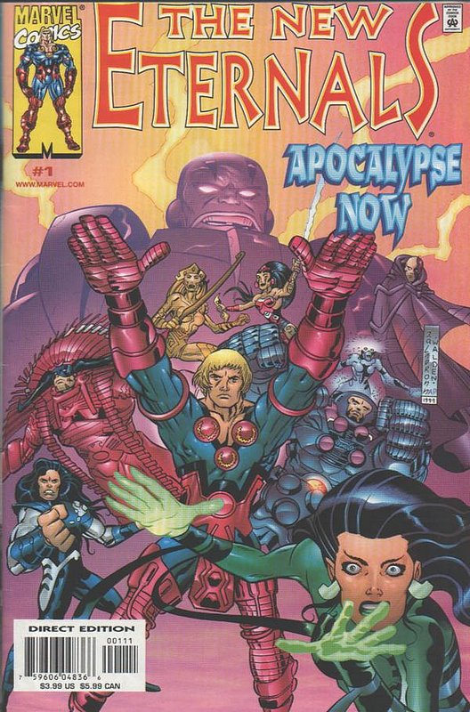 Cover of New Eternals: Apocalypse Now (1999 One Shot) #1. One of 250,000 Vintage American Comics on sale from Krypton!