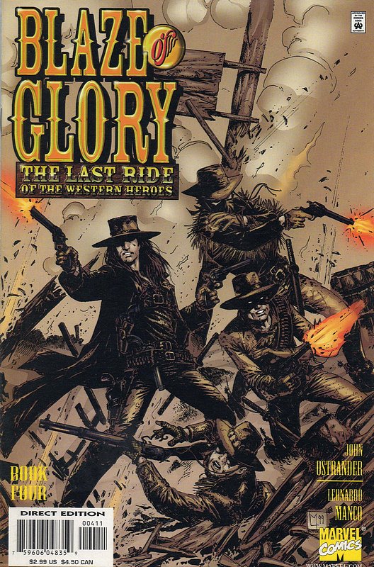 Cover of Blaze of Glory (1999 Ltd) #4. One of 250,000 Vintage American Comics on sale from Krypton!