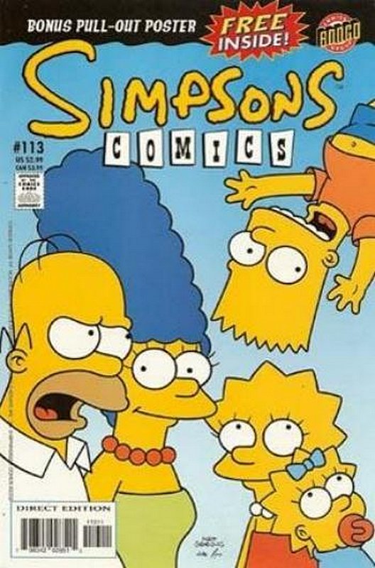 Cover of Simpsons Comics #113. One of 250,000 Vintage American Comics on sale from Krypton!