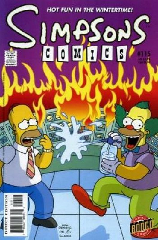 Cover of Simpsons Comics #115. One of 250,000 Vintage American Comics on sale from Krypton!